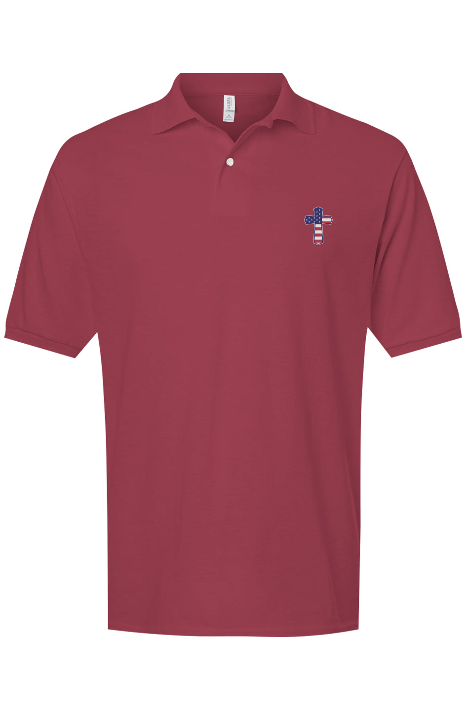 God N Country Patriotic Blended Polo